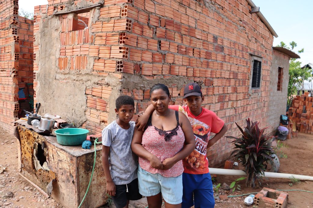 Foto ilustra a realidade da familia em situacao de vulnerabilidade